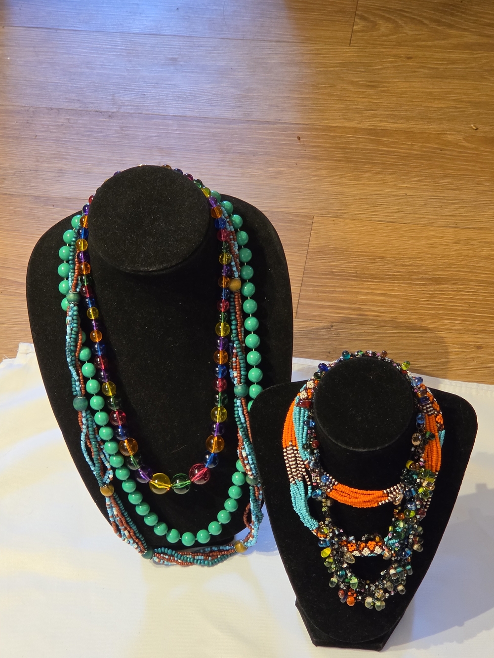 Multi-Strand Beadeded vintage Necklaces